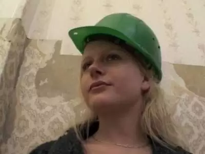 Chief cock in the bare pussy of the blonde bitch